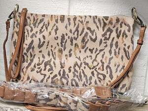 HOBO Kori Crossbody Convertible Bag Summer Safari Soft Leather NWOT